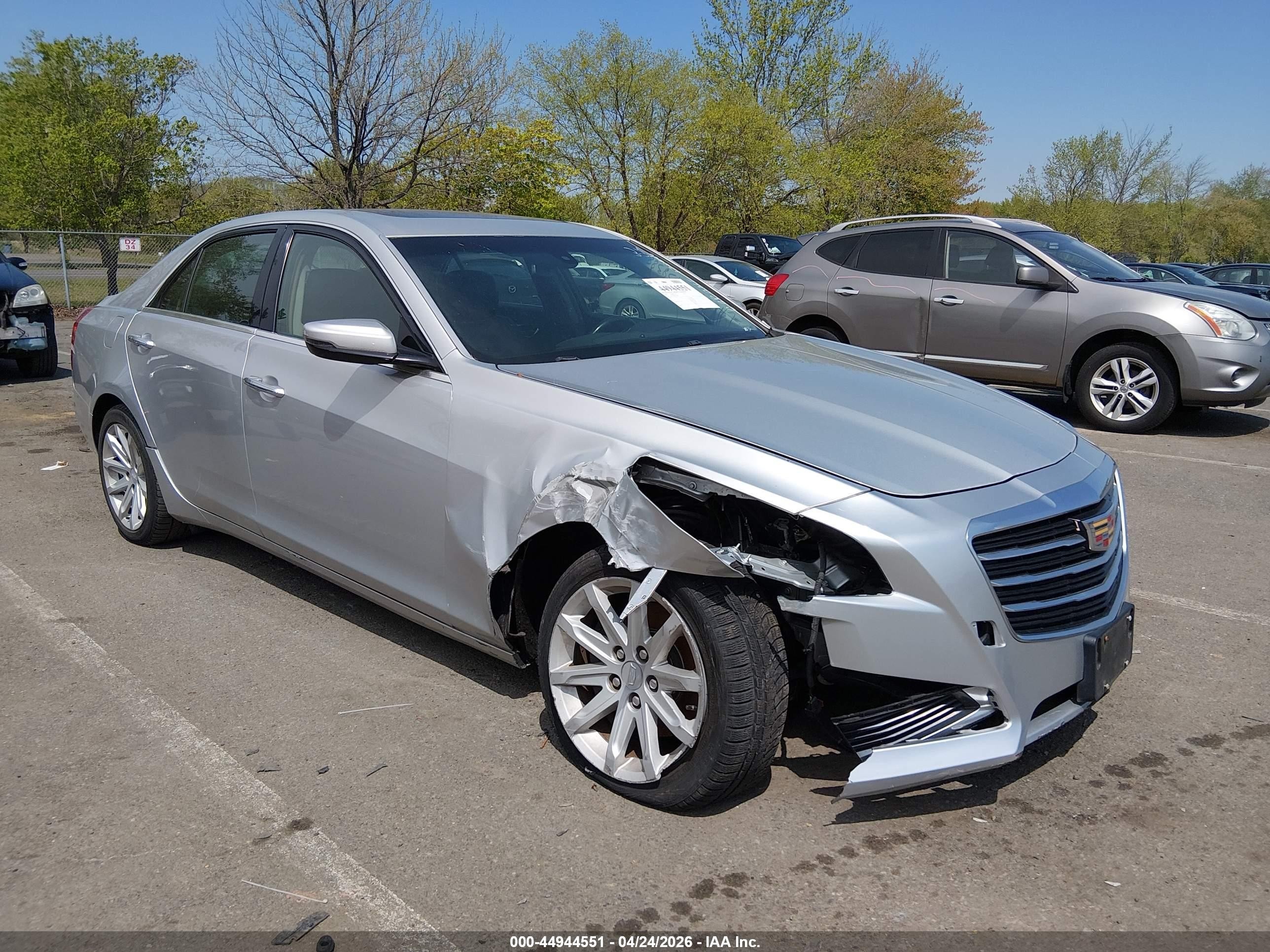 2015 Cadillac Cts Standard Silver vin: 1G6AW5SX8F0138388