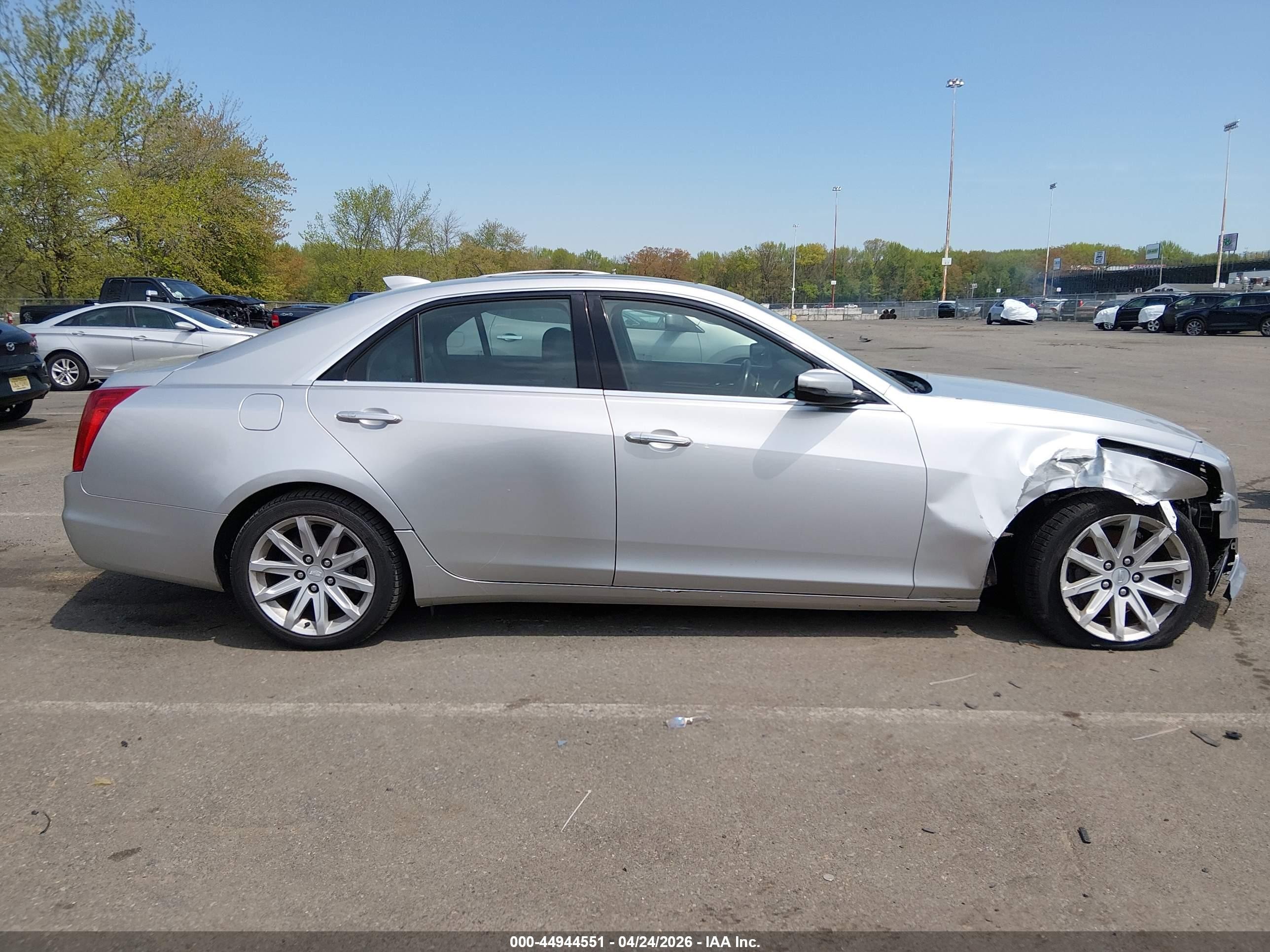 2015 Cadillac Cts Standard Silver vin: 1G6AW5SX8F0138388