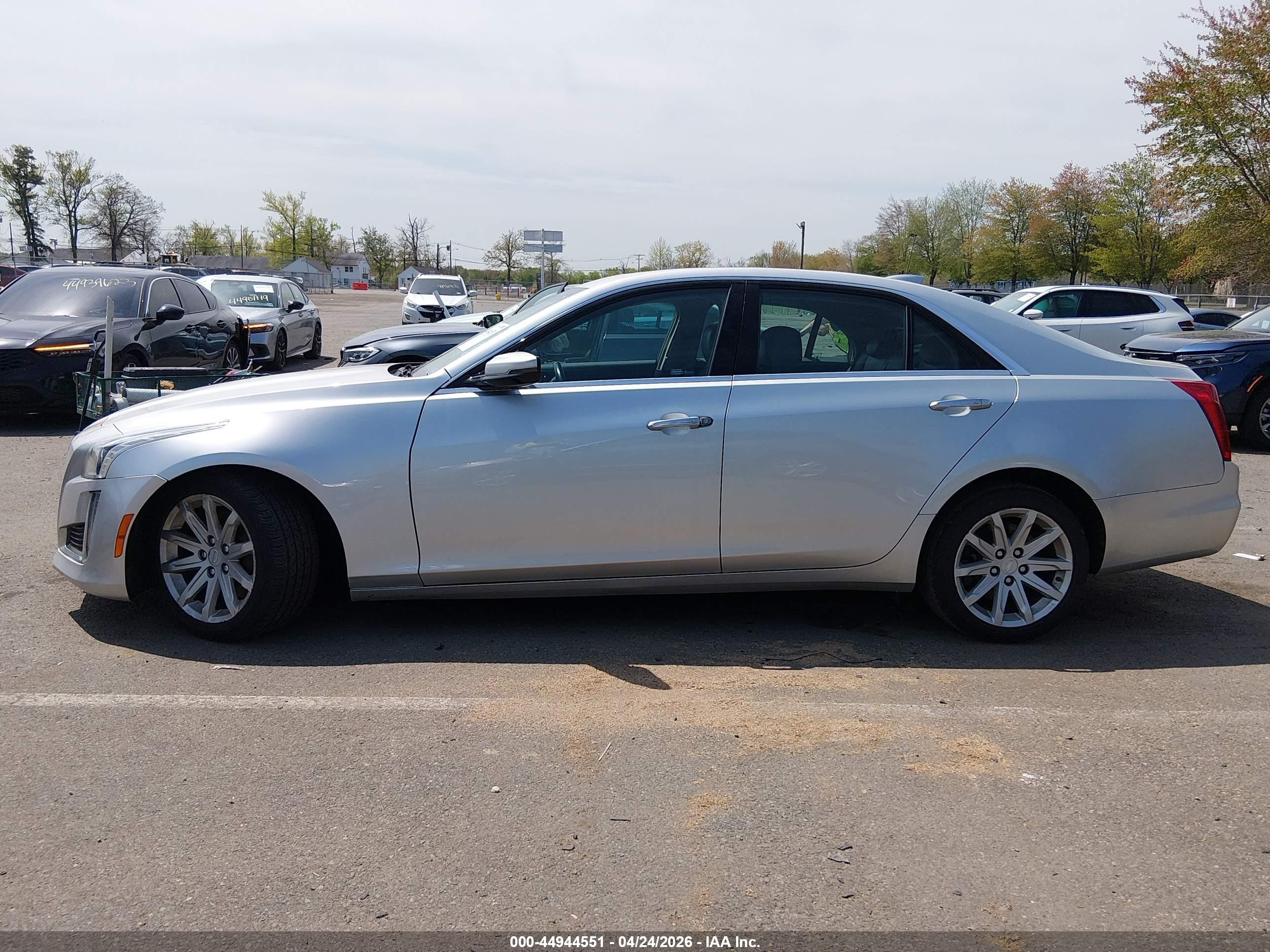2015 Cadillac Cts Standard Silver vin: 1G6AW5SX8F0138388
