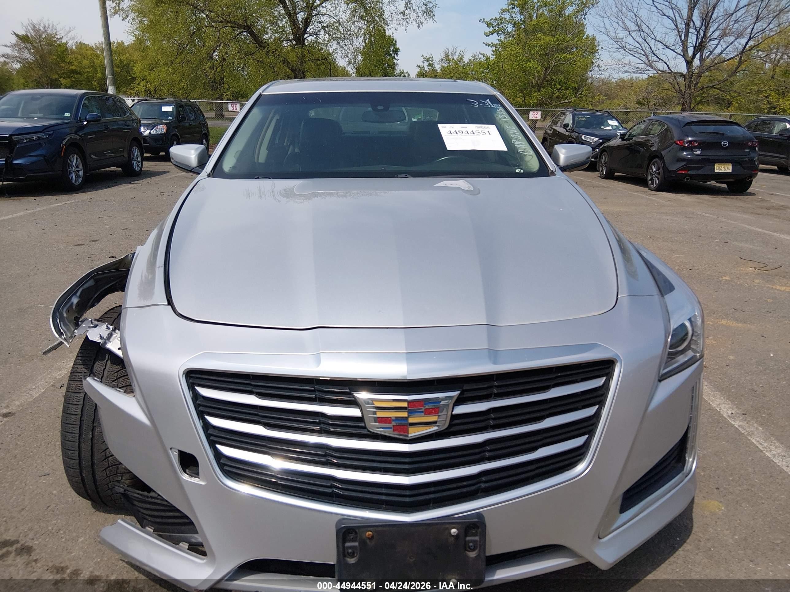 2015 Cadillac Cts Standard Silver vin: 1G6AW5SX8F0138388