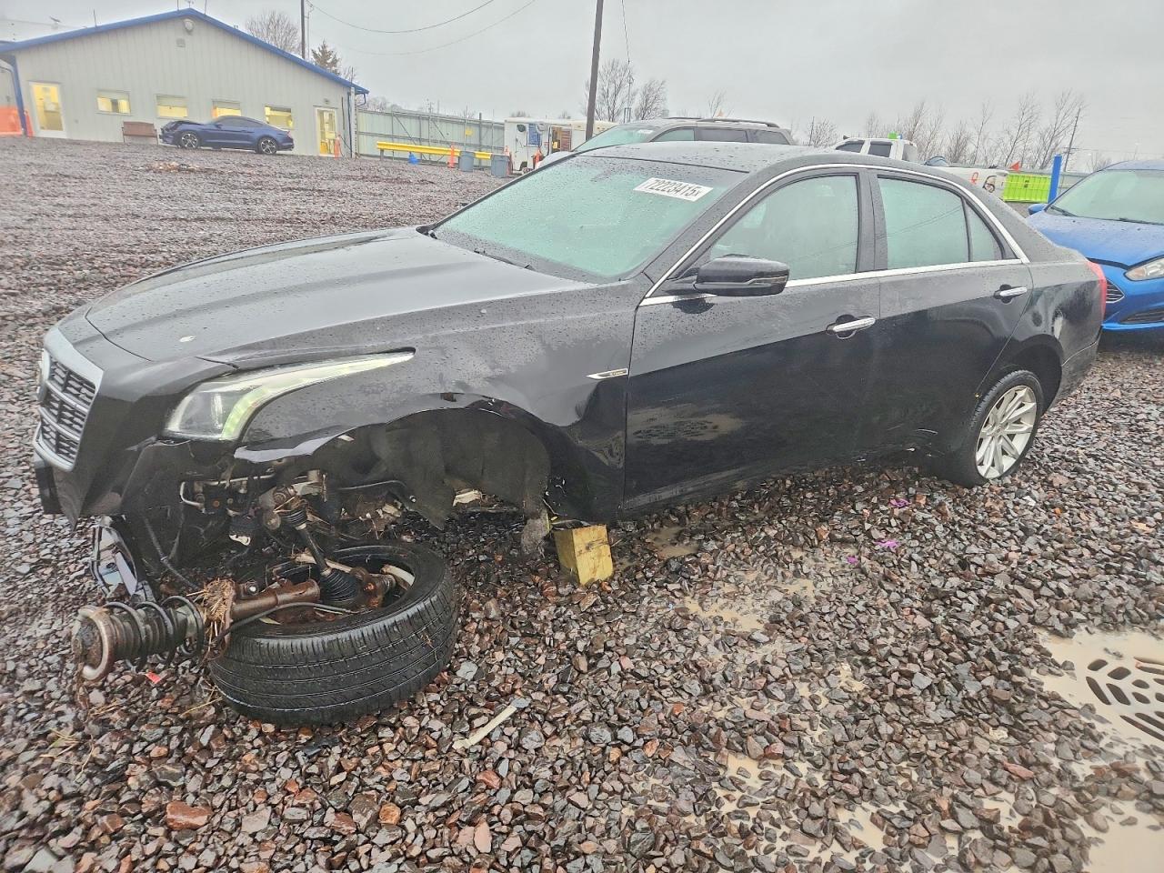 2014 Cadillac Cts Black vin: 1G6AW5SXXE0193049