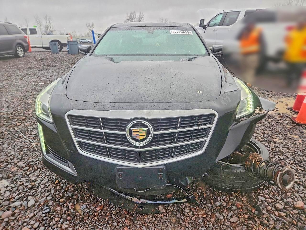 2014 Cadillac Cts Черный vin: 1G6AW5SXXE0193049