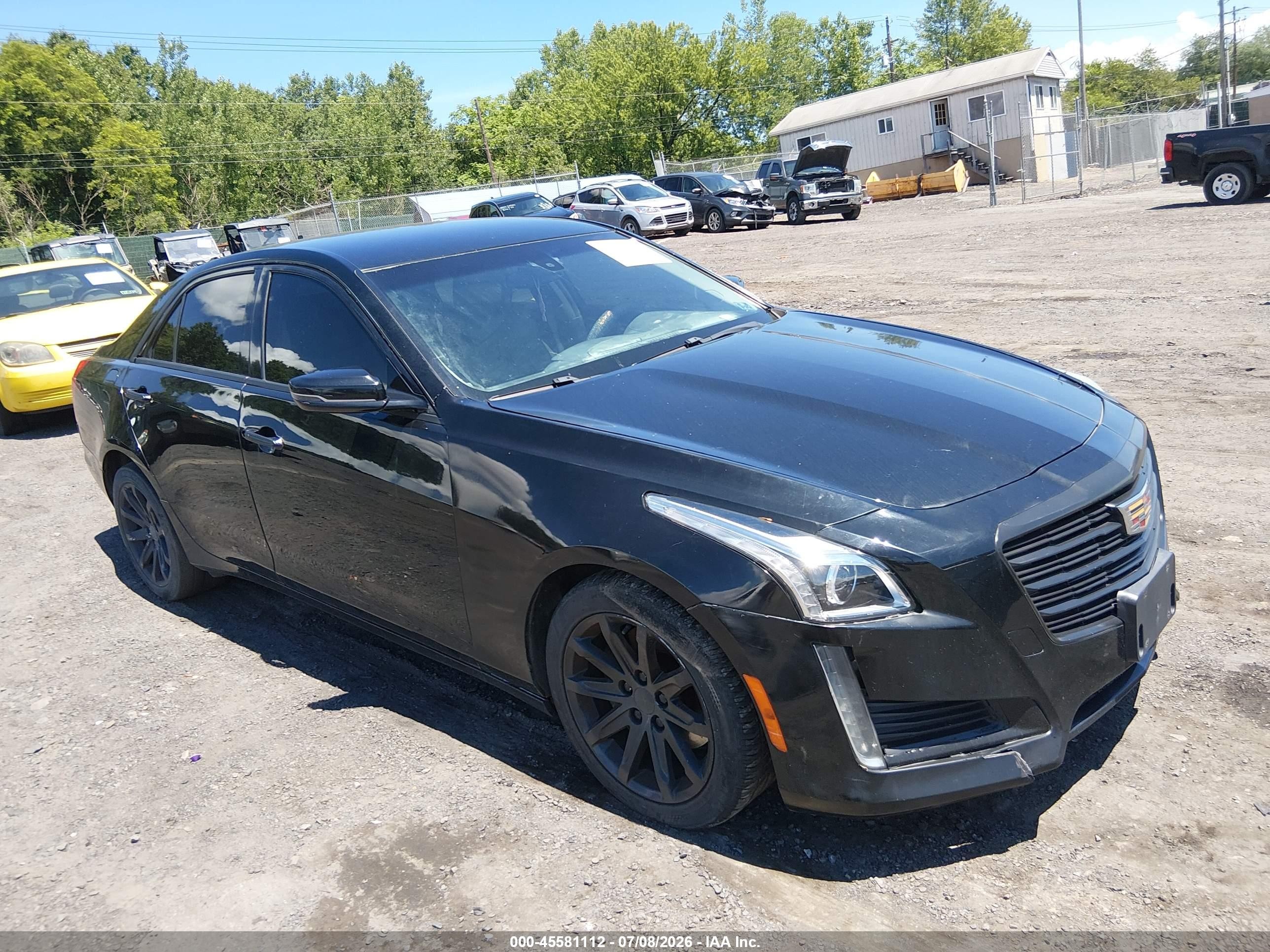 2015 Cadillac Cts Standard Black vin: 1G6AW5SXXF0119423