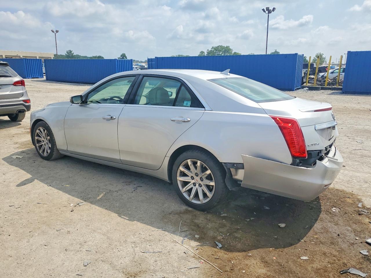 2014 Cadillac Cts Luxury Collection Silver vin: 1G6AX5S30E0155405