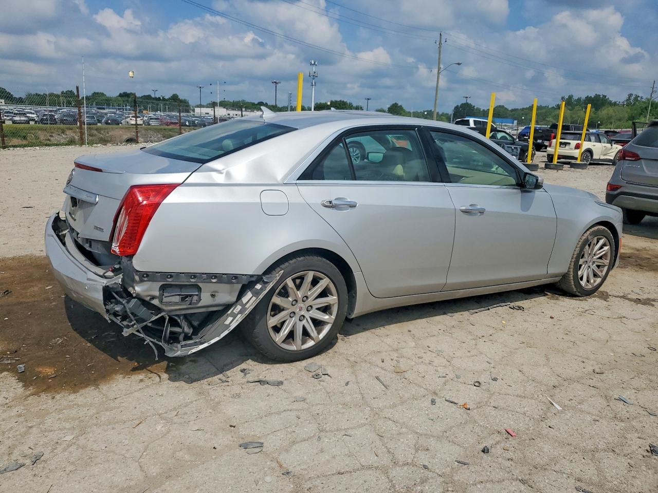 2014 Cadillac Cts Luxury Collection Silver vin: 1G6AX5S30E0155405