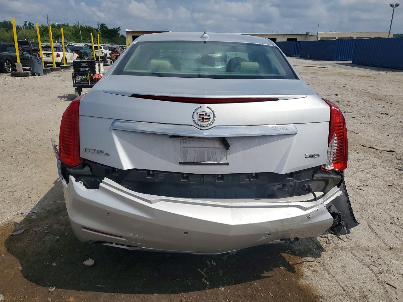 2014 Cadillac Cts Luxury Collection Silver vin: 1G6AX5S30E0155405