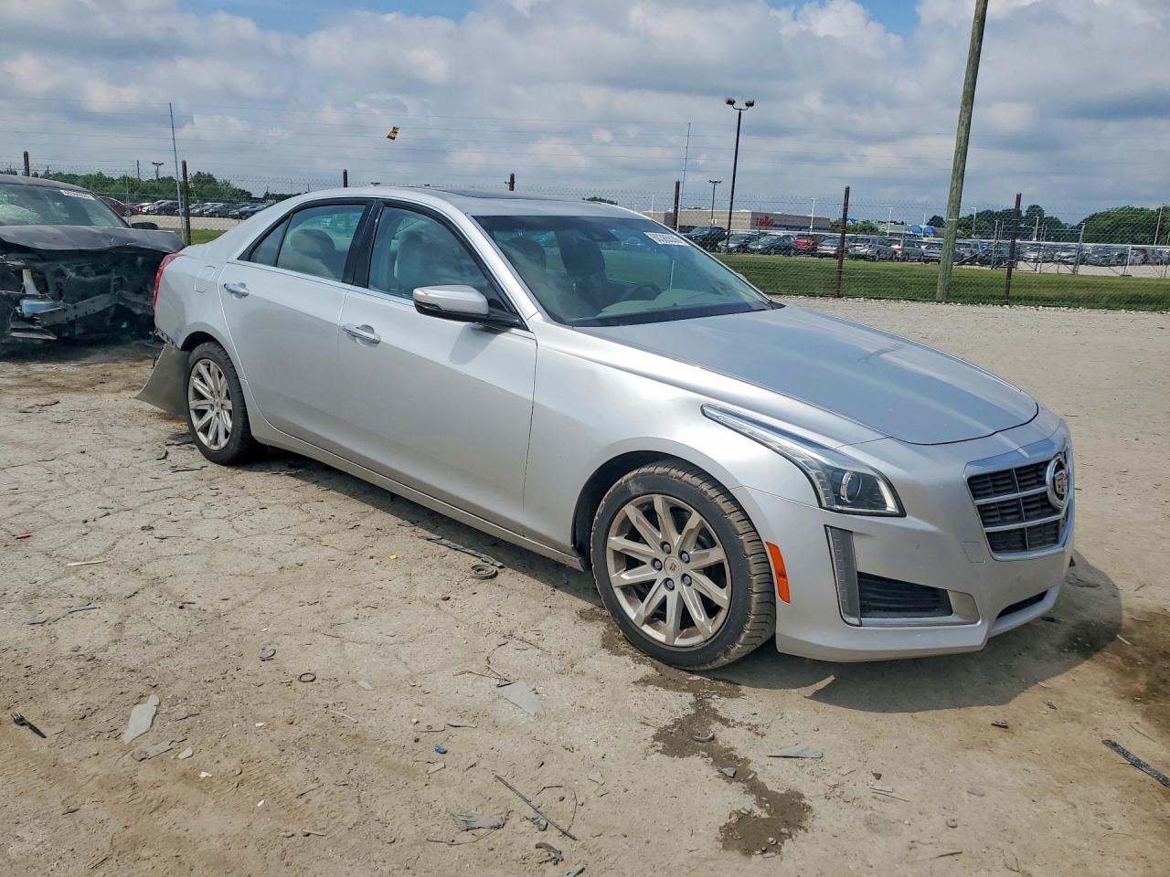 2014 Cadillac Cts Luxury Collection Silver vin: 1G6AX5S30E0155405