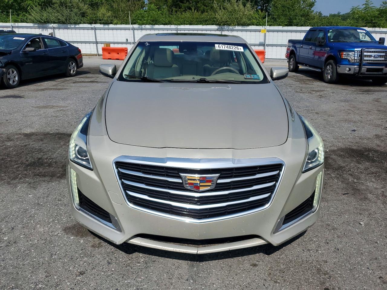2015 Cadillac Cts Luxury Collection Tan vin: 1G6AX5S30F0118565