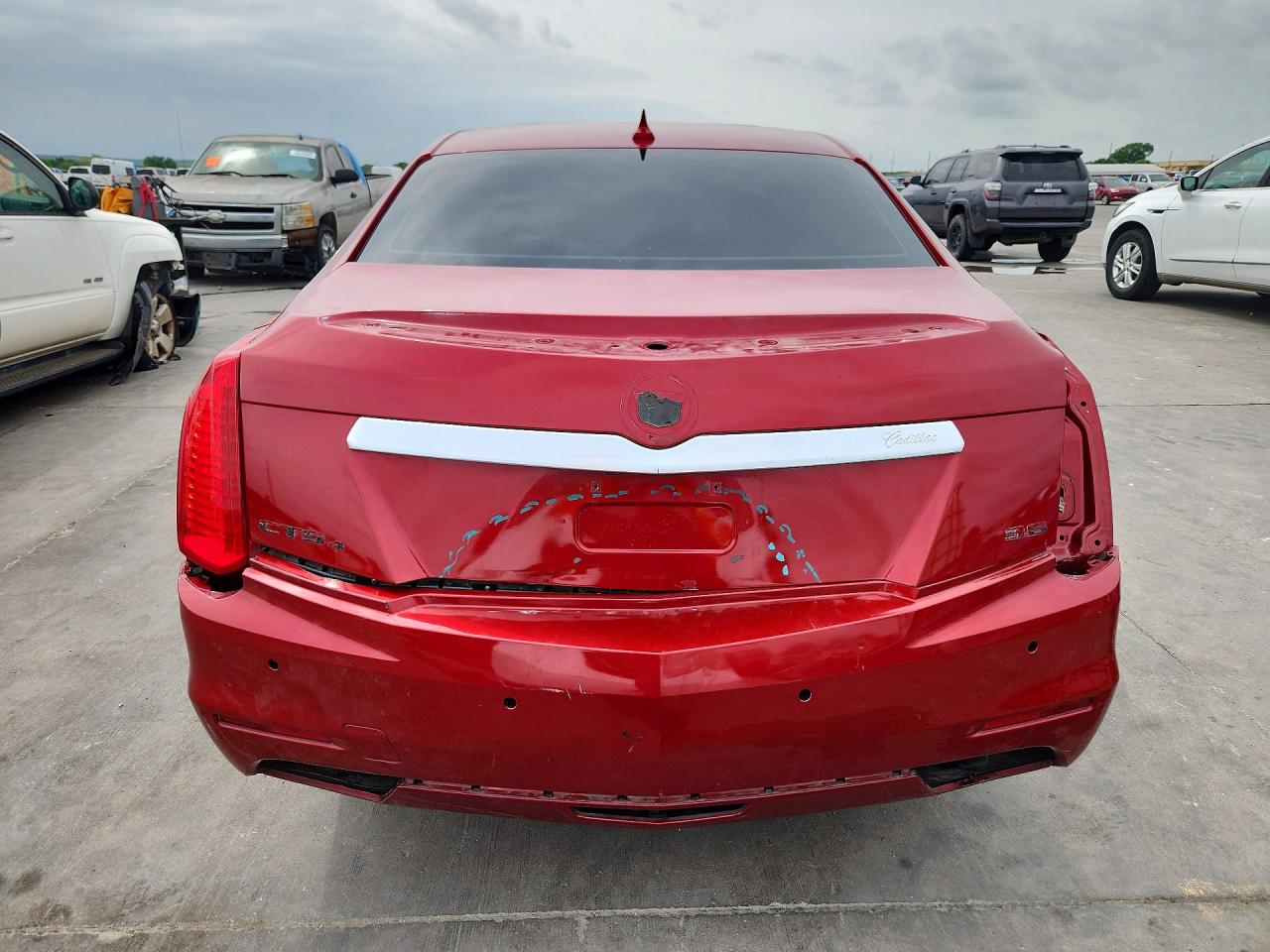 2014 Cadillac Cts Luxury Collection Красный vin: 1G6AX5S31E0196285