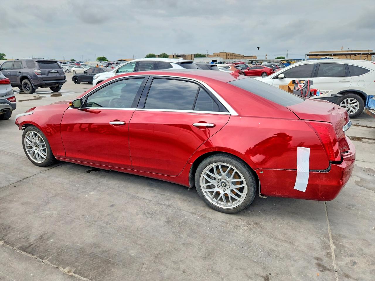 2014 Cadillac Cts Luxury Collection Красный vin: 1G6AX5S31E0196285