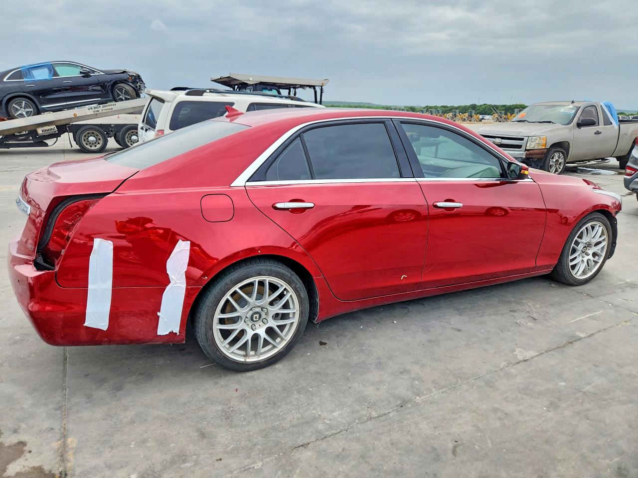 2014 Cadillac Cts Luxury Collection Красный vin: 1G6AX5S31E0196285