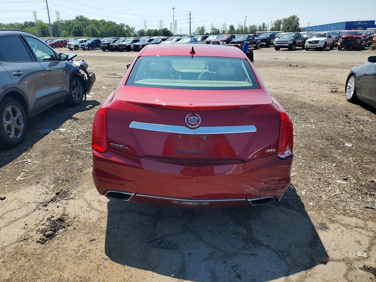 2014 Cadillac Cts Luxury Collection Red vin: 1G6AX5S32E0191774