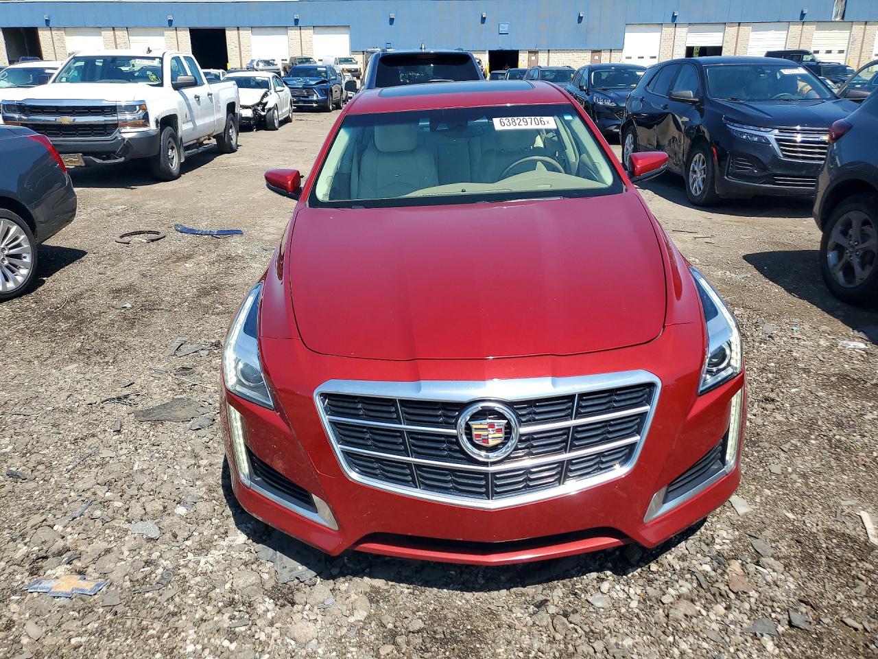 2014 Cadillac Cts Luxury Collection Red vin: 1G6AX5S32E0191774