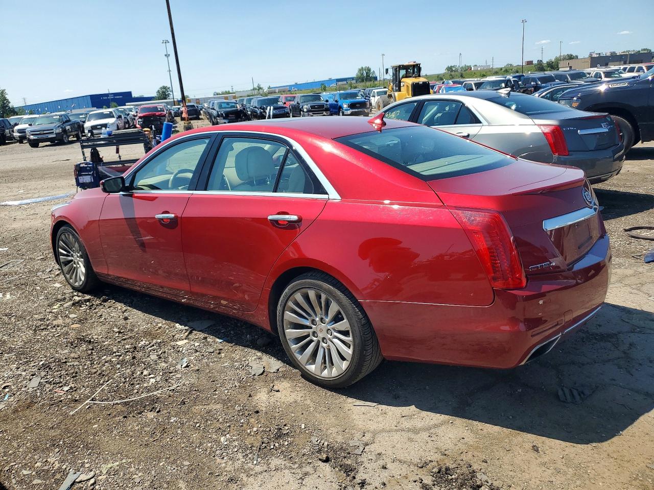 2014 Cadillac Cts Luxury Collection Red vin: 1G6AX5S32E0191774