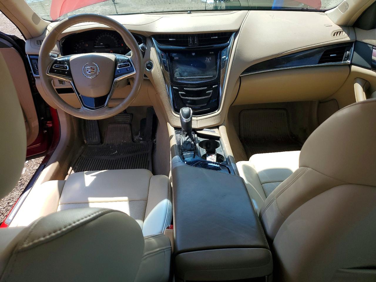 2014 Cadillac Cts Luxury Collection Red vin: 1G6AX5S32E0191774