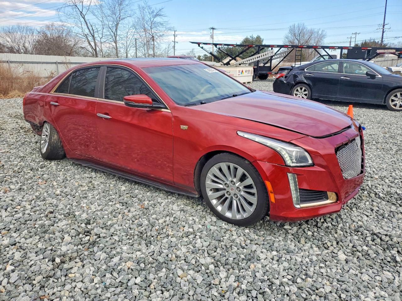 2014 Cadillac Cts Luxury Collection Red vin: 1G6AX5S32E0197767