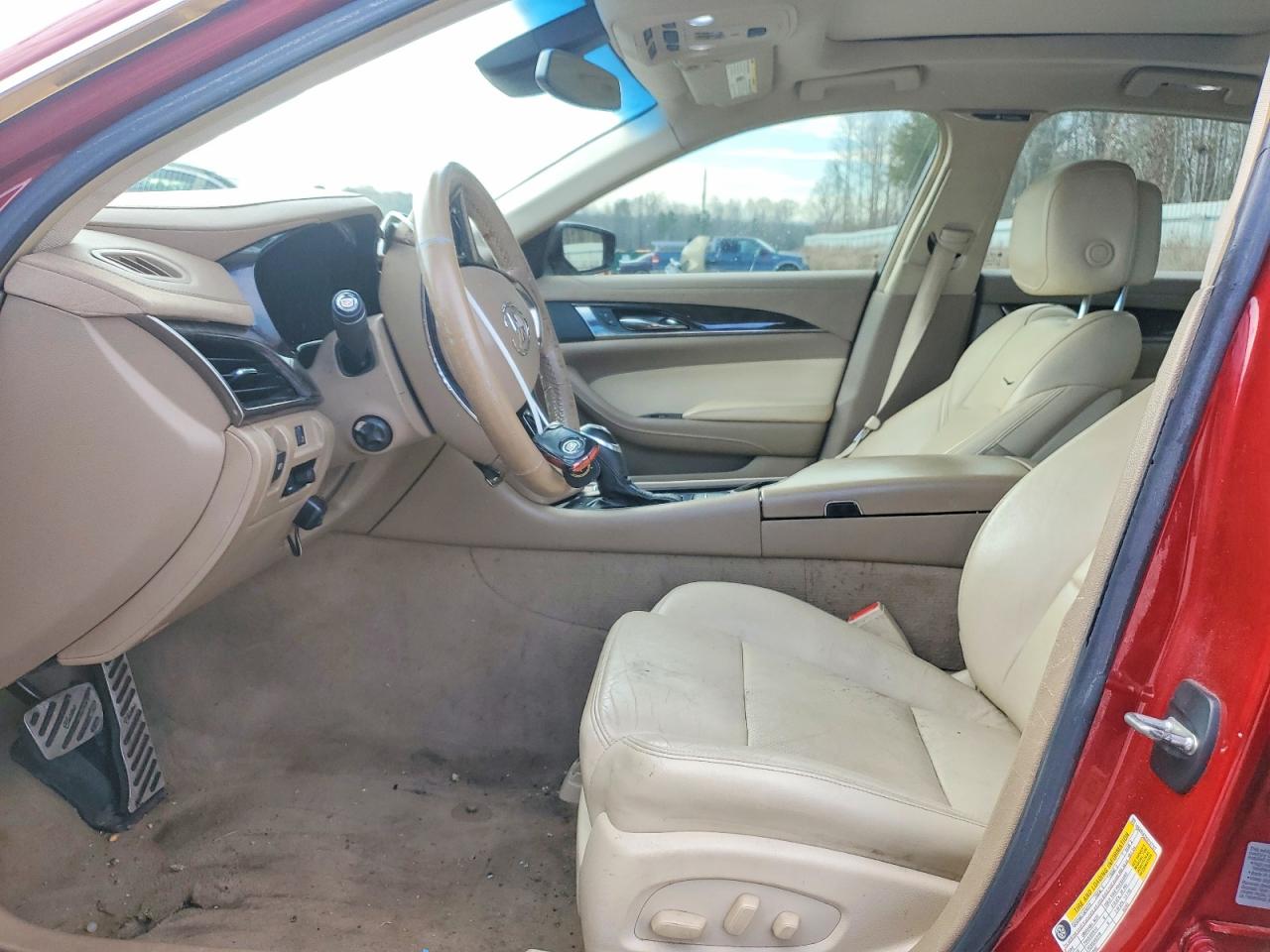 2014 Cadillac Cts Luxury Collection Red vin: 1G6AX5S32E0197767