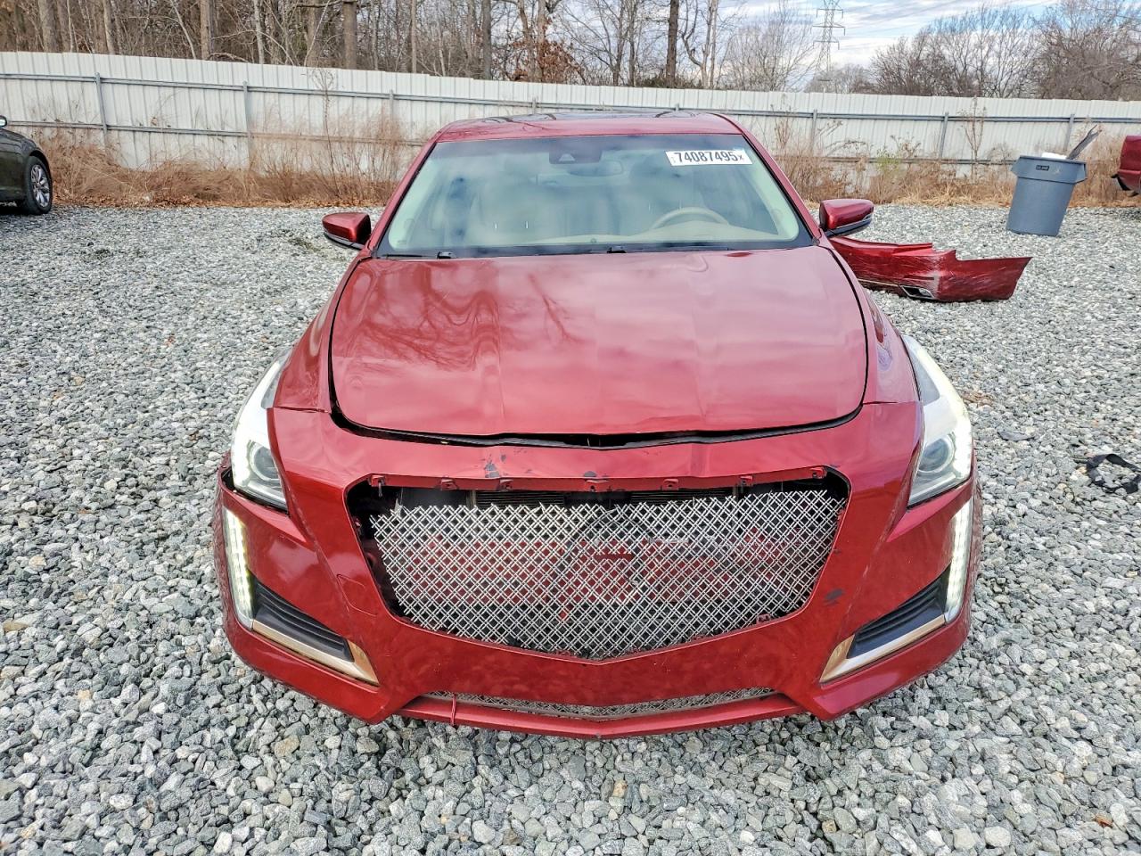 2014 Cadillac Cts Luxury Collection Red vin: 1G6AX5S32E0197767