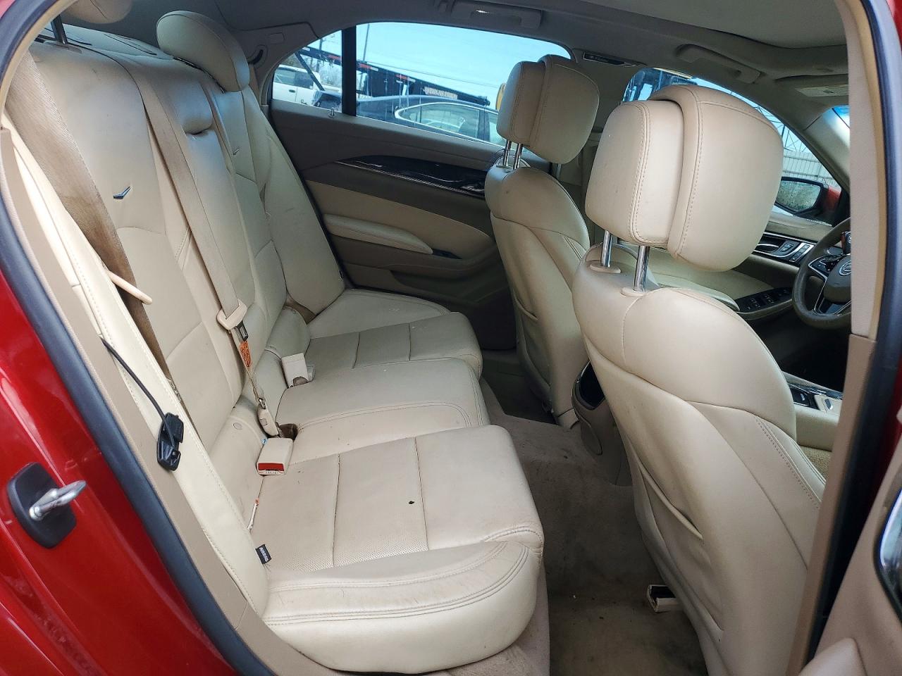 2014 Cadillac Cts Luxury Collection Red vin: 1G6AX5S32E0197767