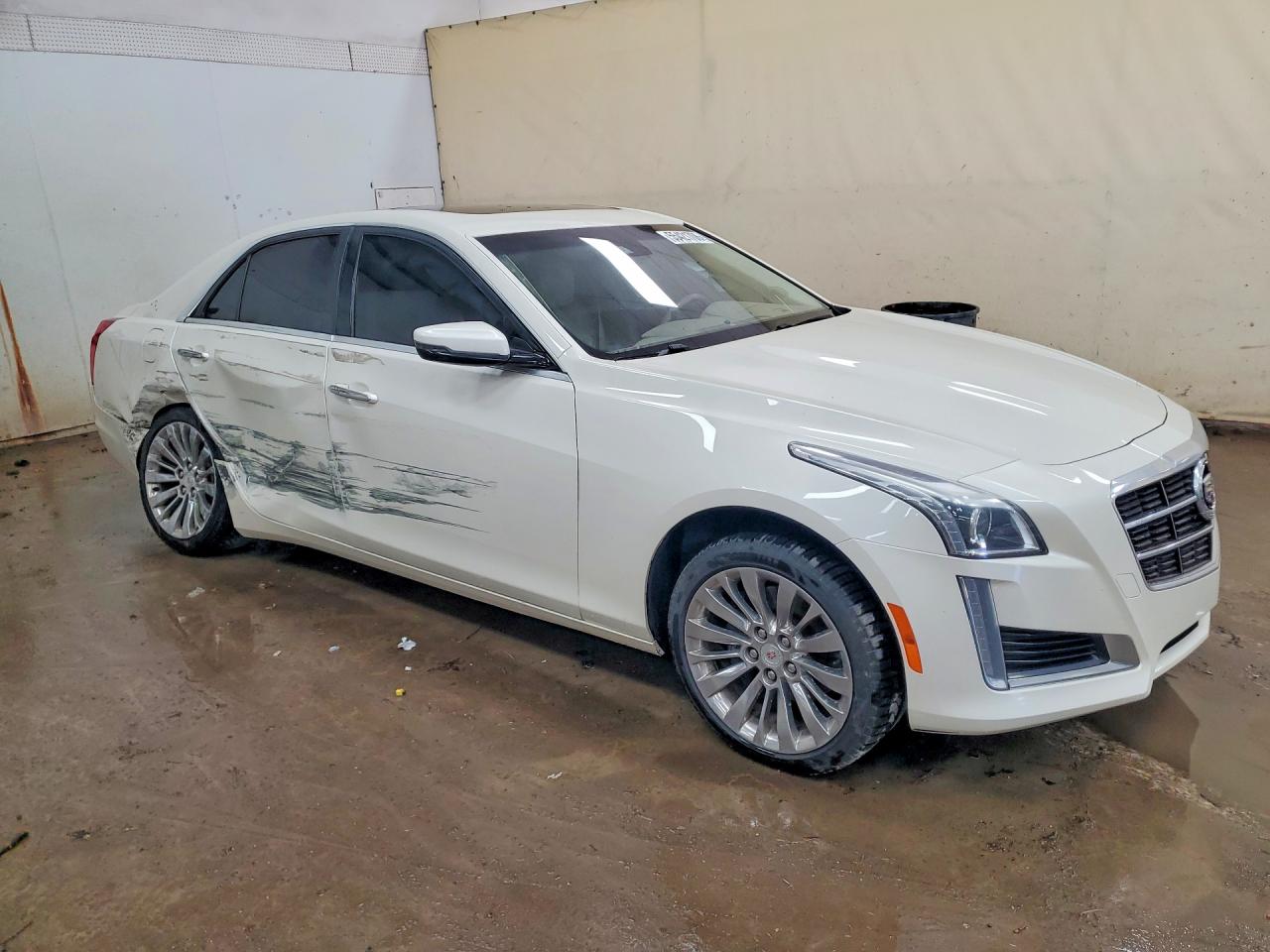 2014 Cadillac Cts Luxury Collection Бежевый vin: 1G6AX5S33E0175132