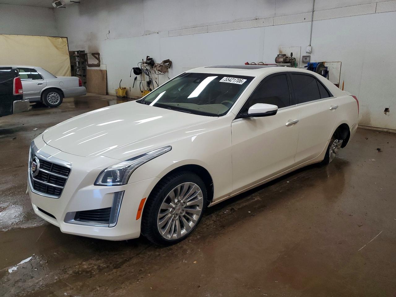2014 Cadillac Cts Luxury Collection Бежевый vin: 1G6AX5S33E0175132