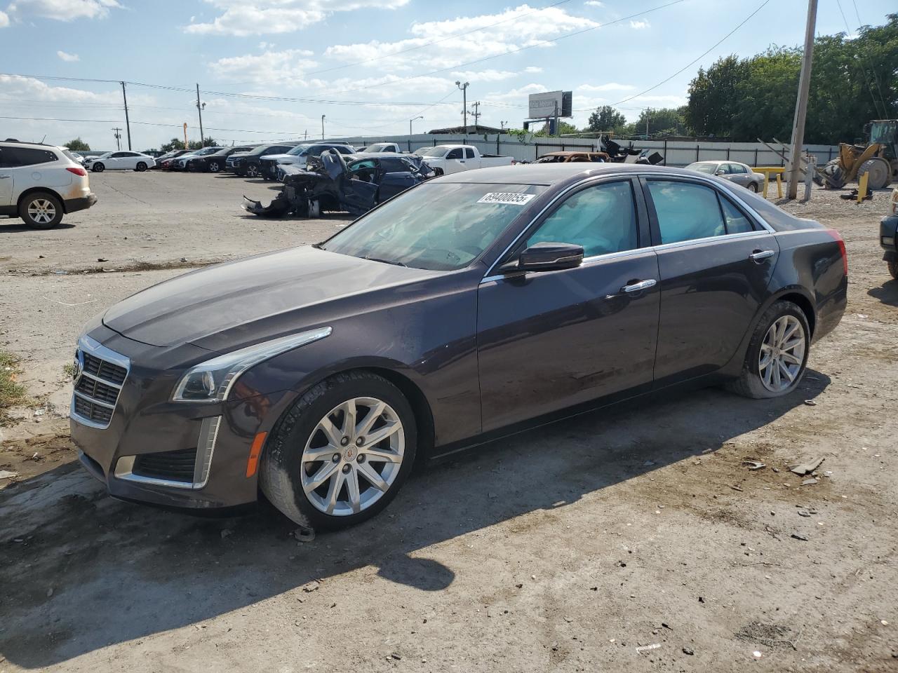 2014 Cadillac Cts Luxury Collection Purple vin: 1G6AX5S34E0127123