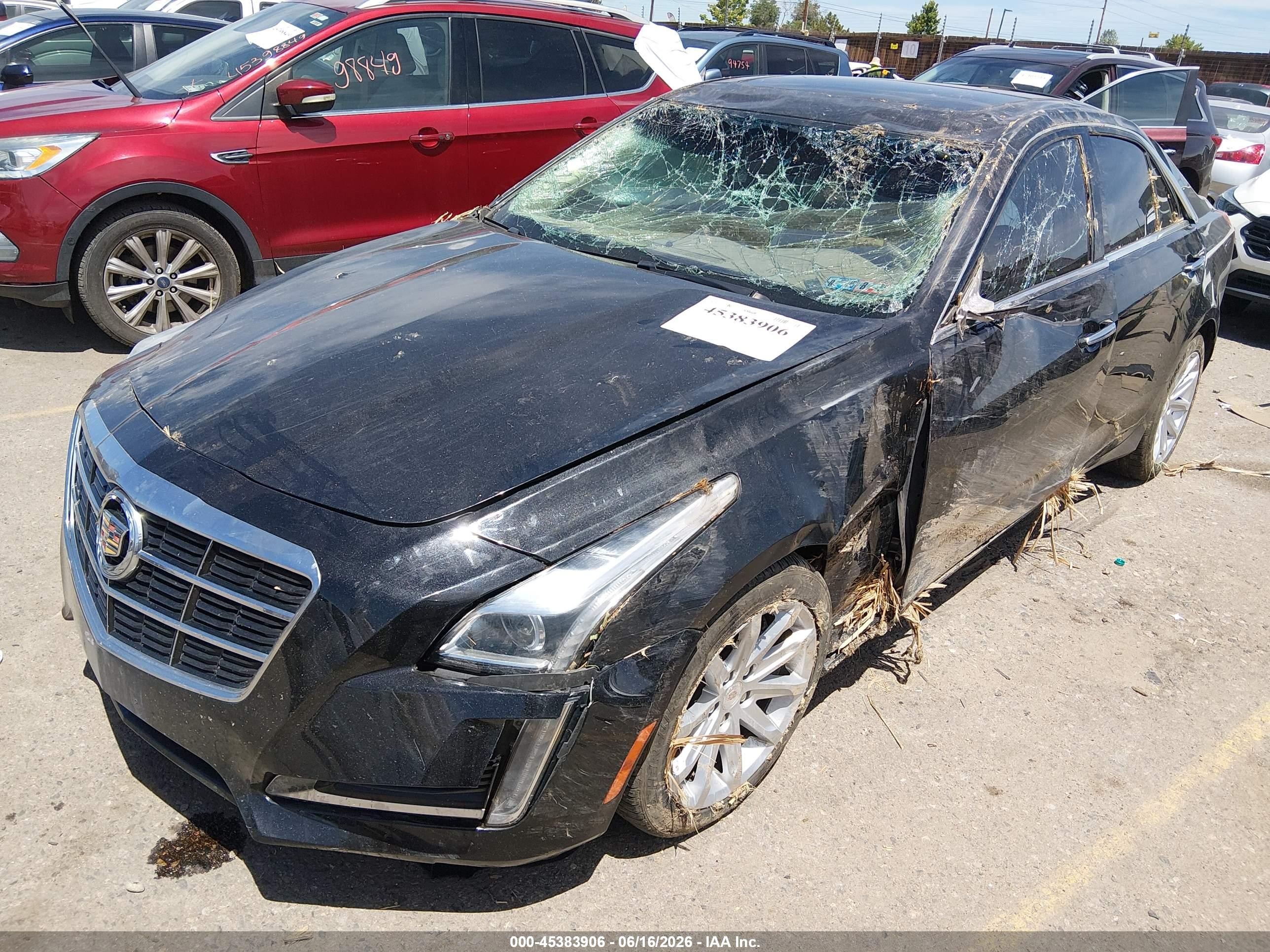 2014 Cadillac Cts Luxury Black vin: 1G6AX5S34E0160395