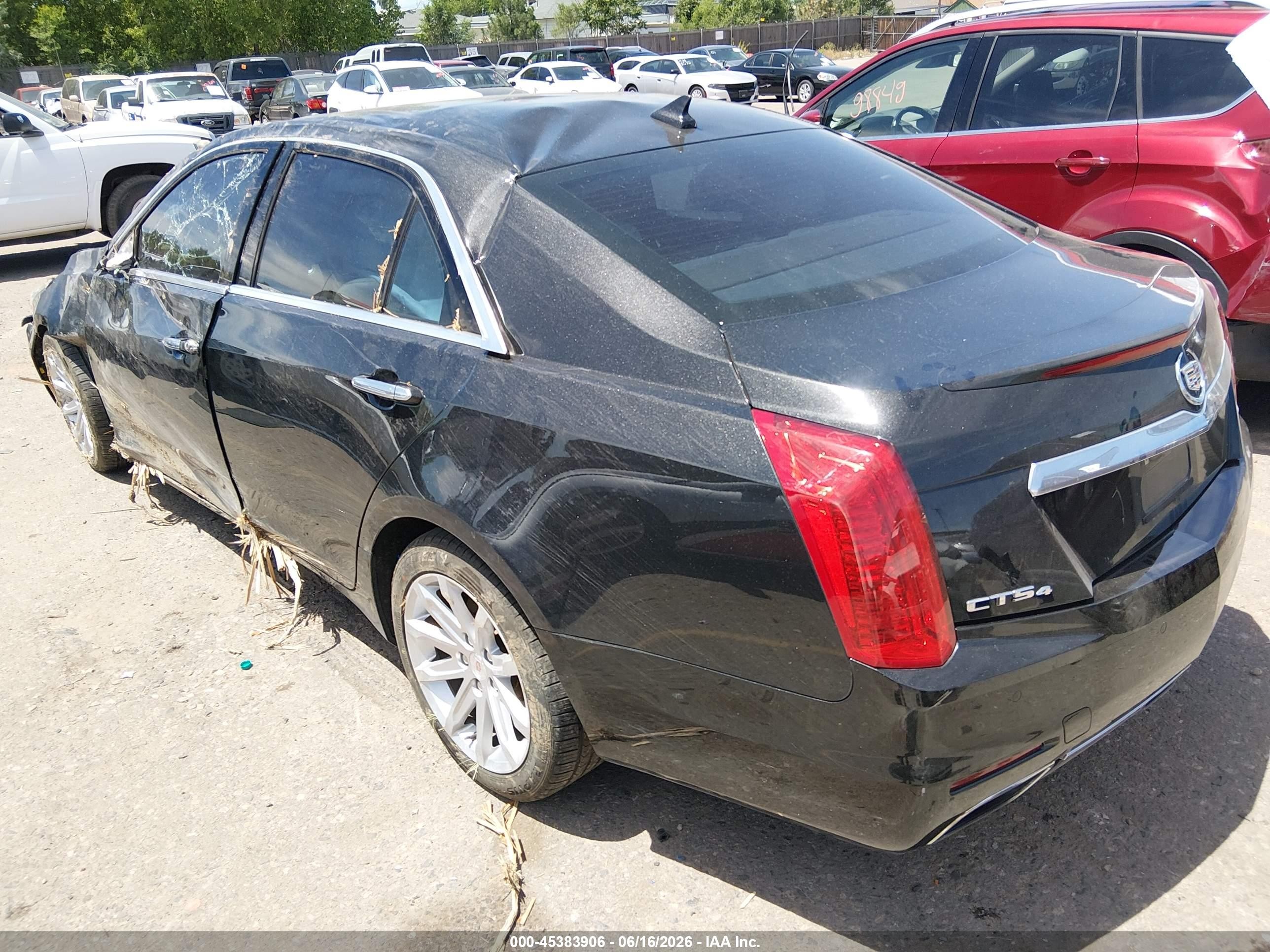 2014 Cadillac Cts Luxury Black vin: 1G6AX5S34E0160395