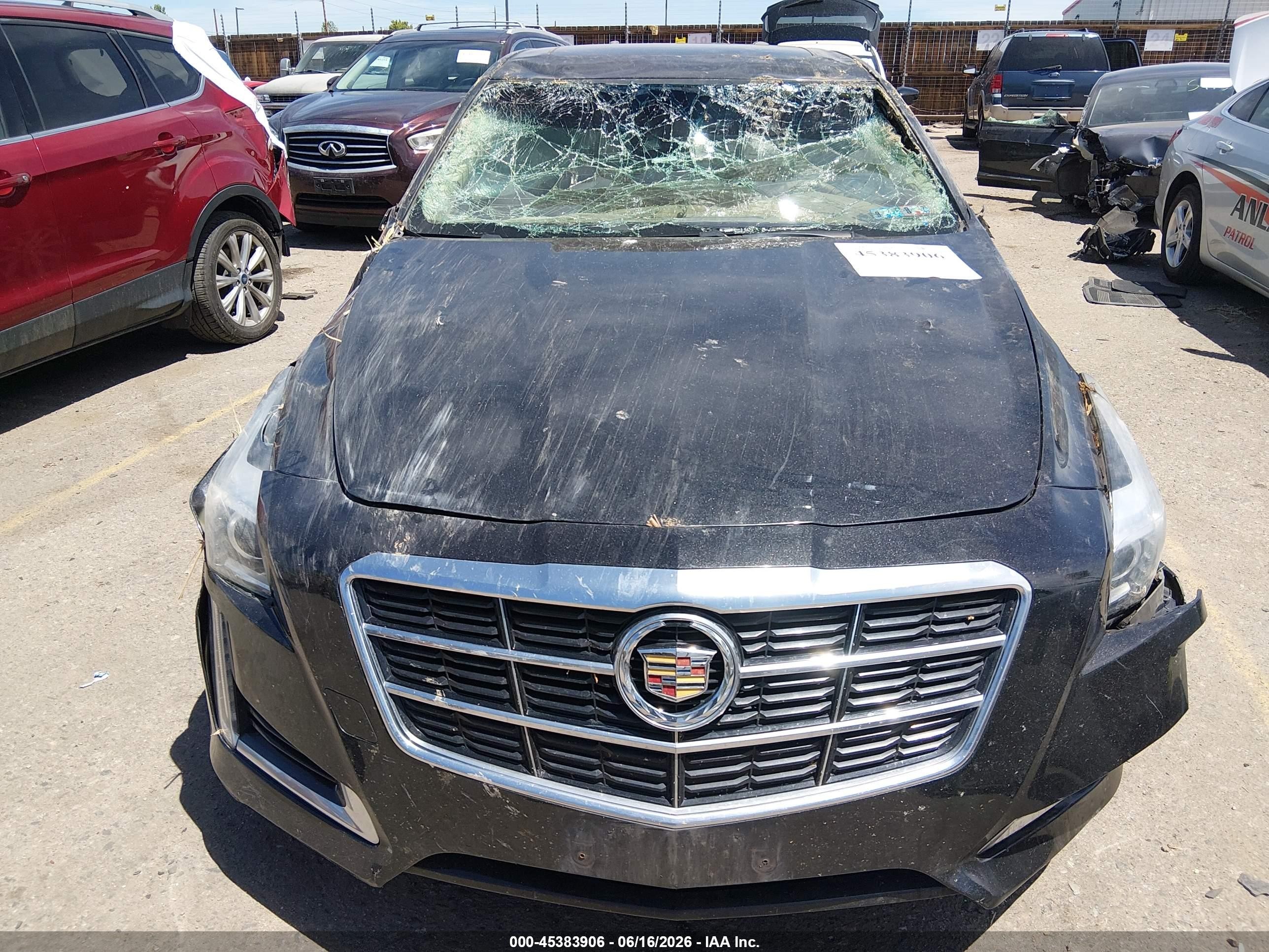2014 Cadillac Cts Luxury Black vin: 1G6AX5S34E0160395