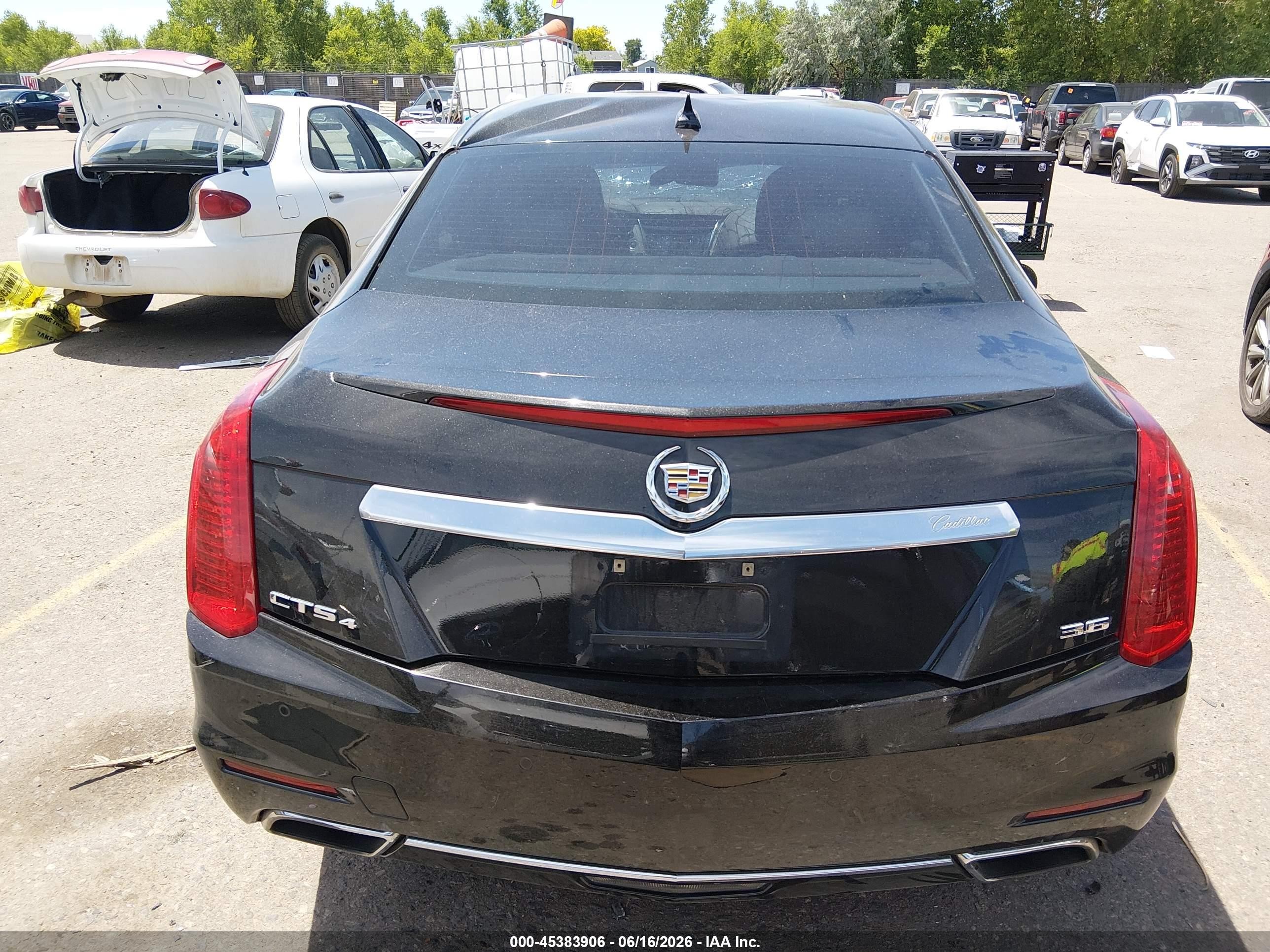 2014 Cadillac Cts Luxury Black vin: 1G6AX5S34E0160395