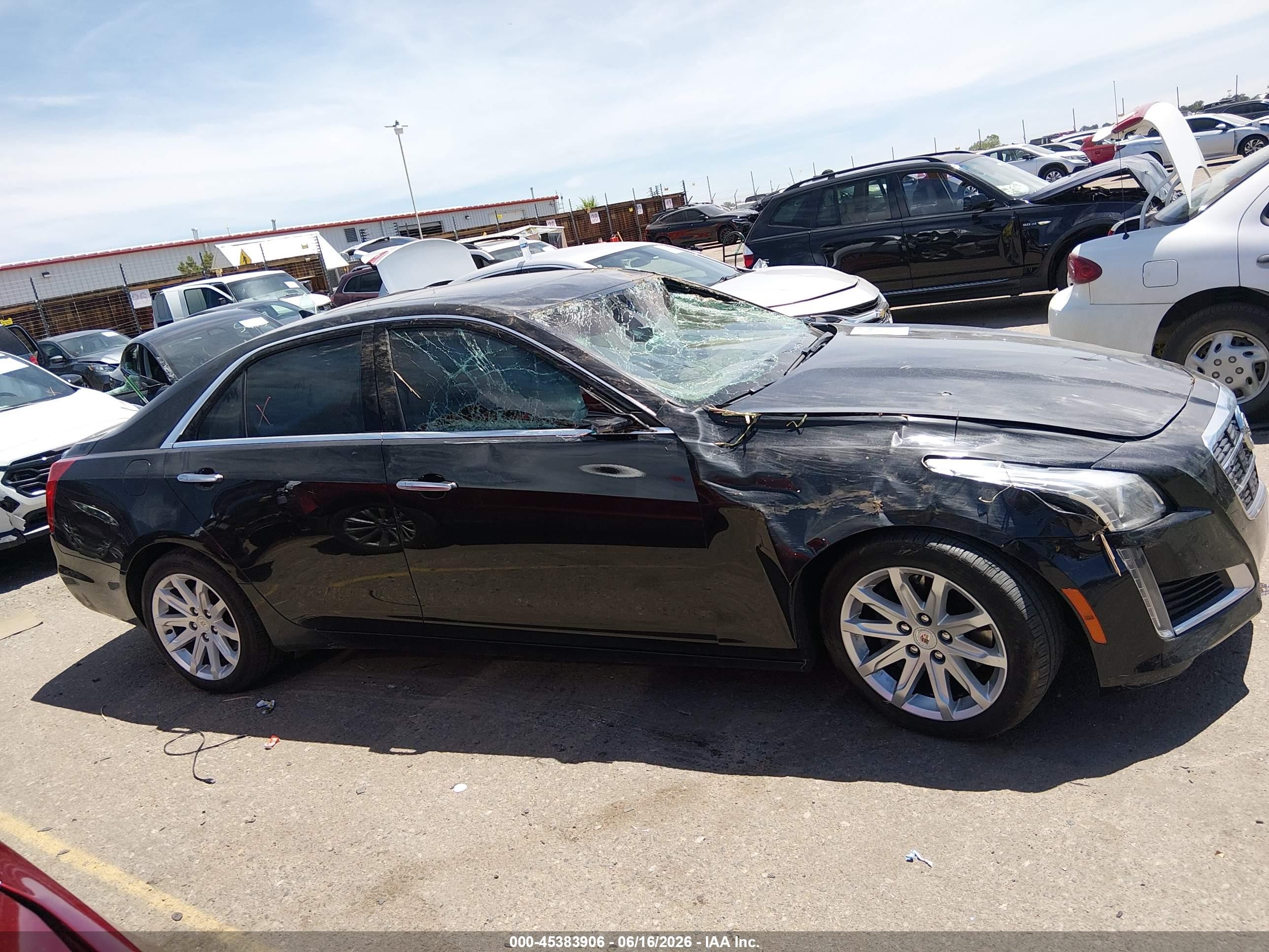 2014 Cadillac Cts Luxury Black vin: 1G6AX5S34E0160395