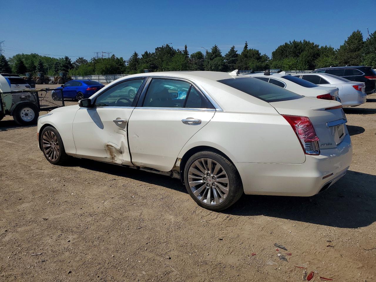 2014 Cadillac Cts Luxury Collection Cream vin: 1G6AX5S35E0157652