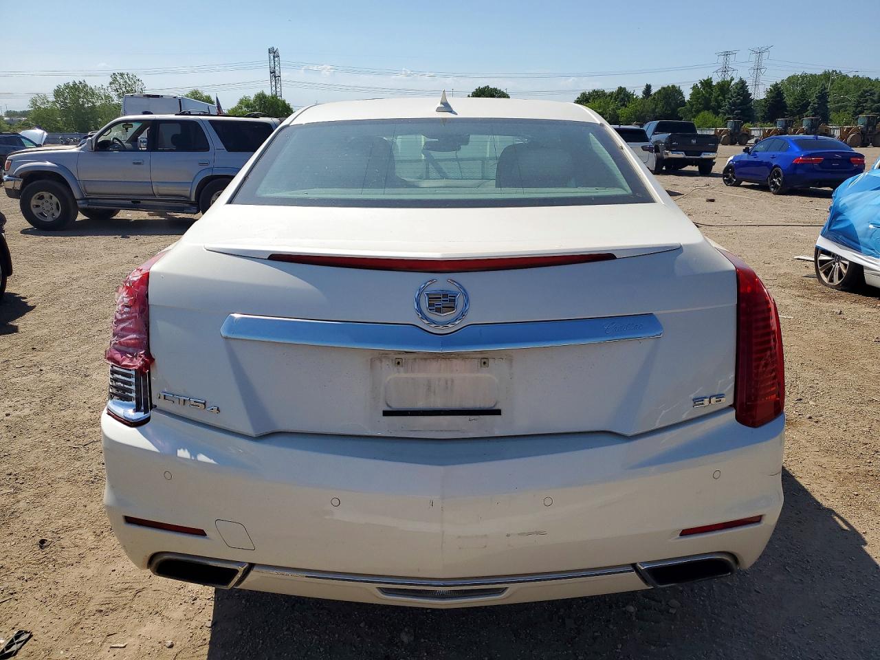 2014 Cadillac Cts Luxury Collection Cream vin: 1G6AX5S35E0157652