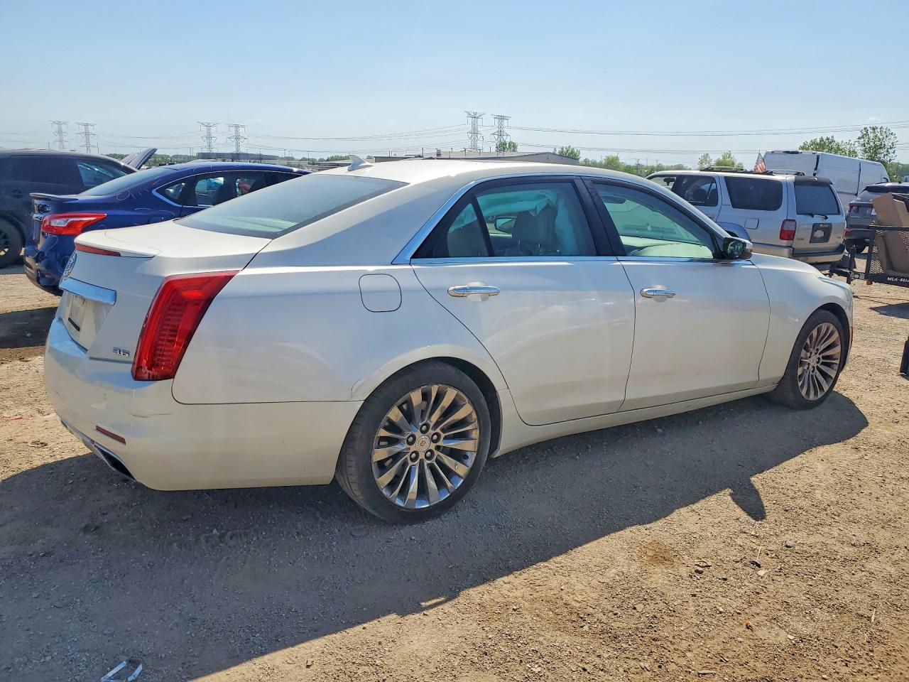 2014 Cadillac Cts Luxury Collection Cream vin: 1G6AX5S35E0157652