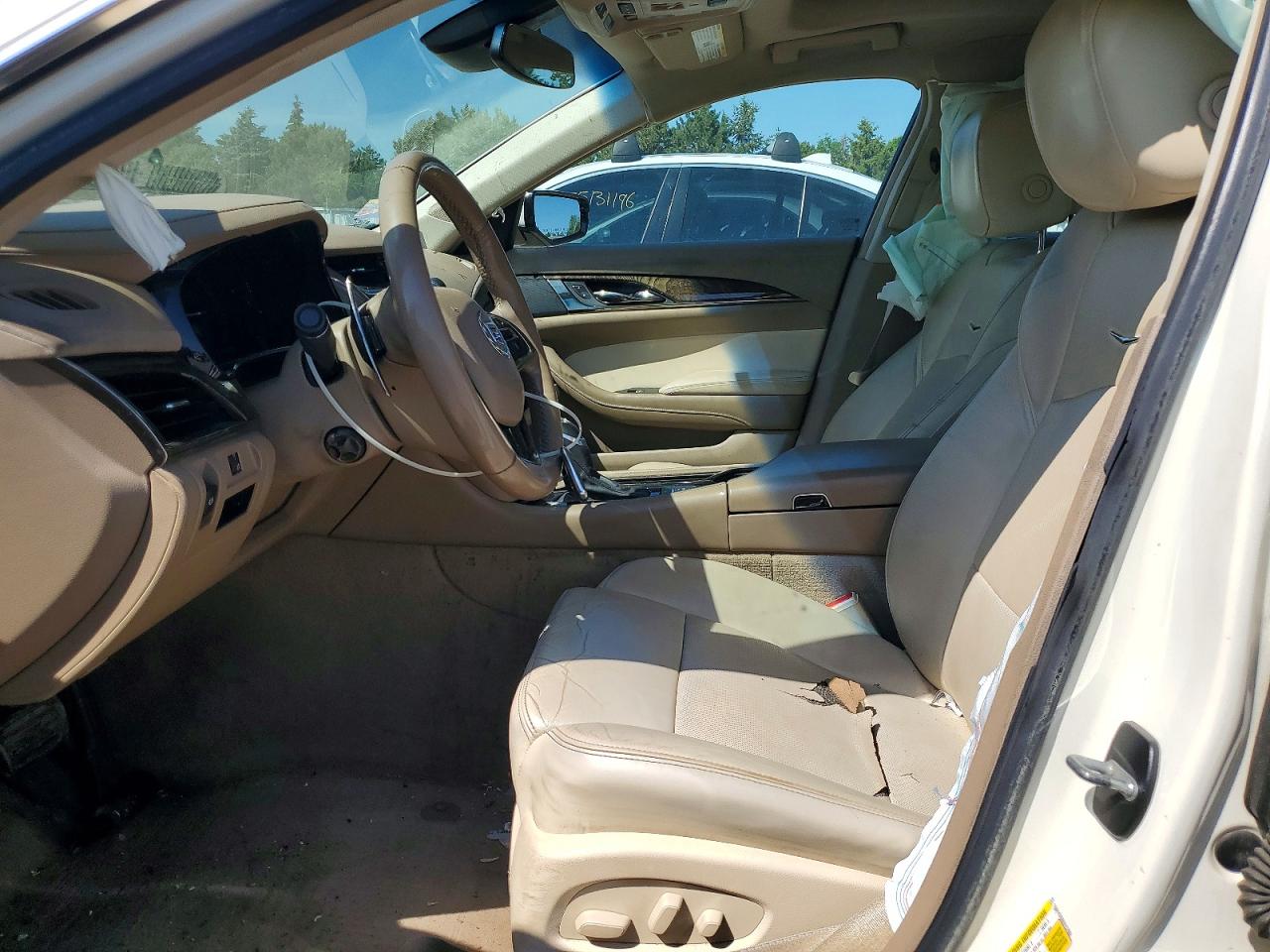 2014 Cadillac Cts Luxury Collection Cream vin: 1G6AX5S35E0157652