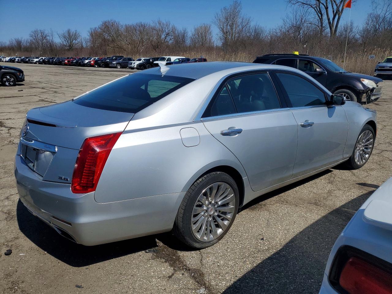 2014 Cadillac Cts Luxury Collection Silver vin: 1G6AX5S35E0161684