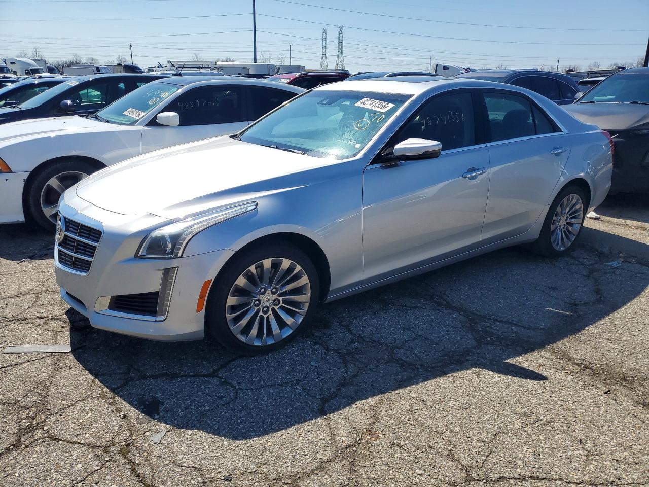 2014 Cadillac Cts Luxury Collection Silver vin: 1G6AX5S35E0161684