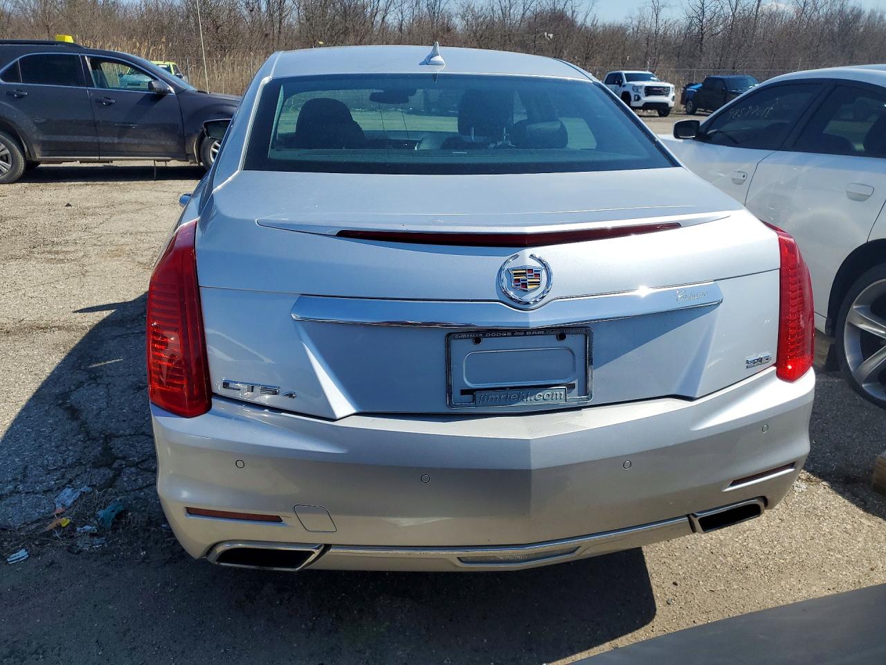 2014 Cadillac Cts Luxury Collection Silver vin: 1G6AX5S35E0161684