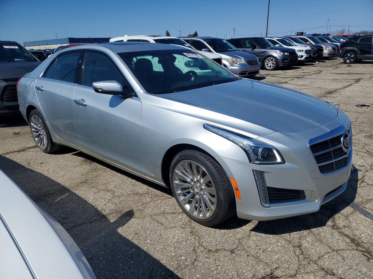 2014 Cadillac Cts Luxury Collection Silver vin: 1G6AX5S35E0161684