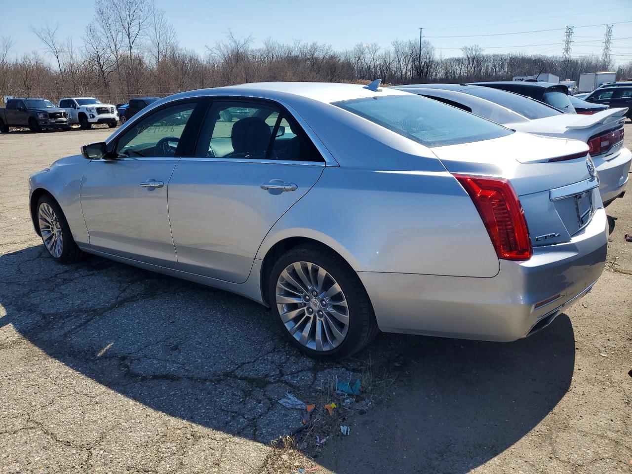 2014 Cadillac Cts Luxury Collection Silver vin: 1G6AX5S35E0161684