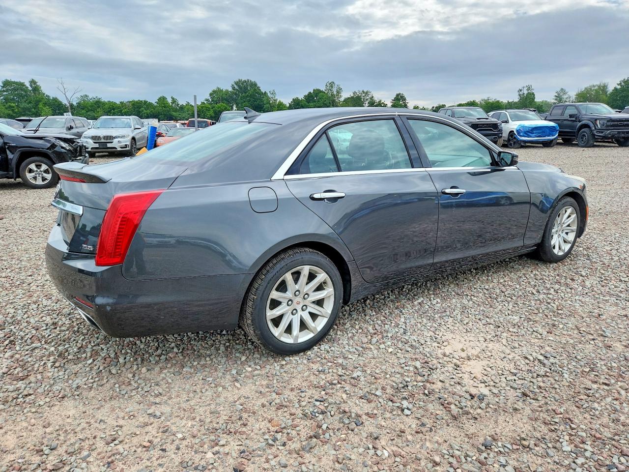 2014 Cadillac Cts Luxury Collection Gray vin: 1G6AX5S36E0122652