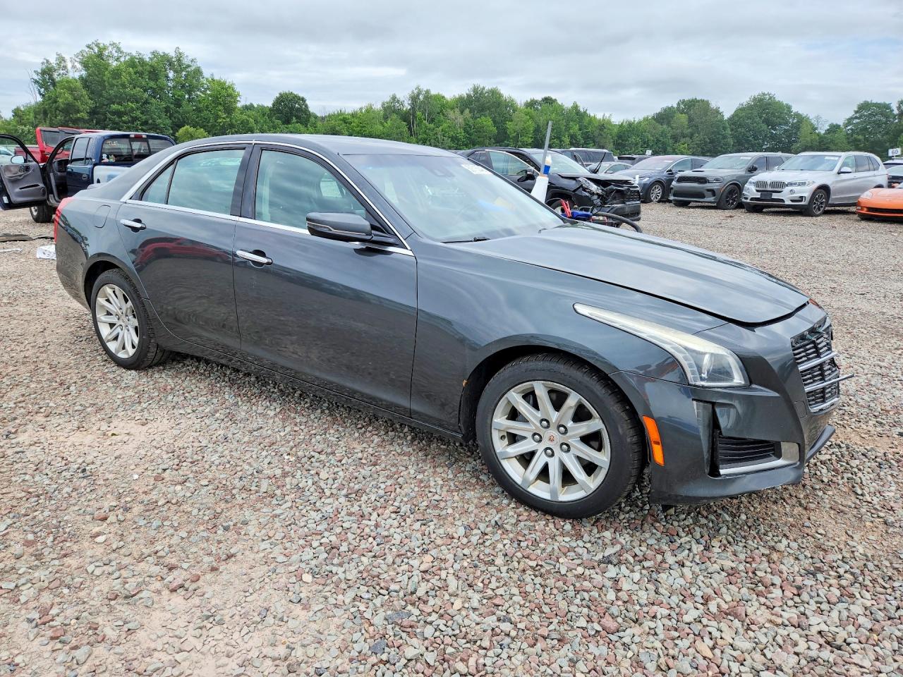 2014 Cadillac Cts Luxury Collection Gray vin: 1G6AX5S36E0122652