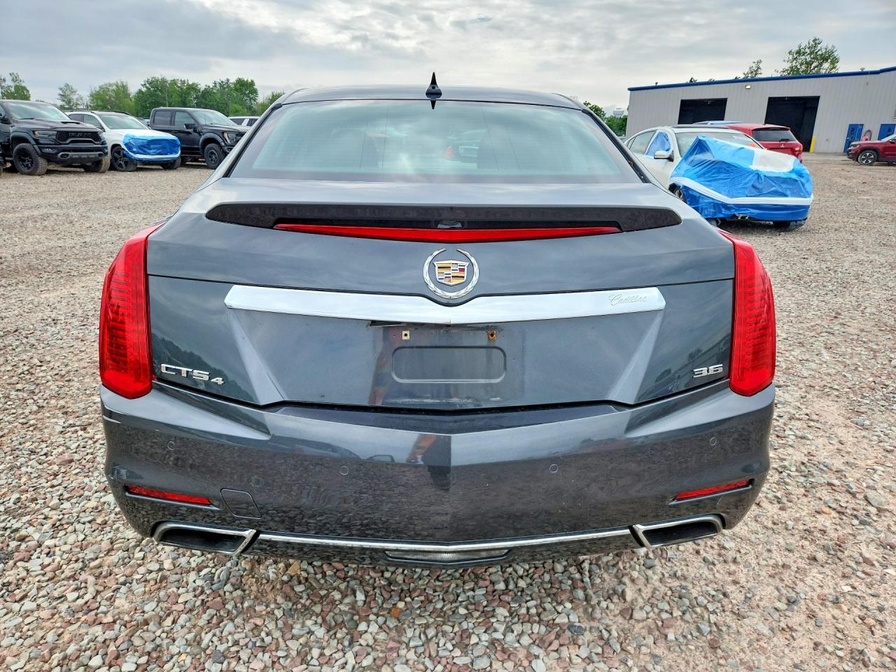 2014 Cadillac Cts Luxury Collection Gray vin: 1G6AX5S36E0122652