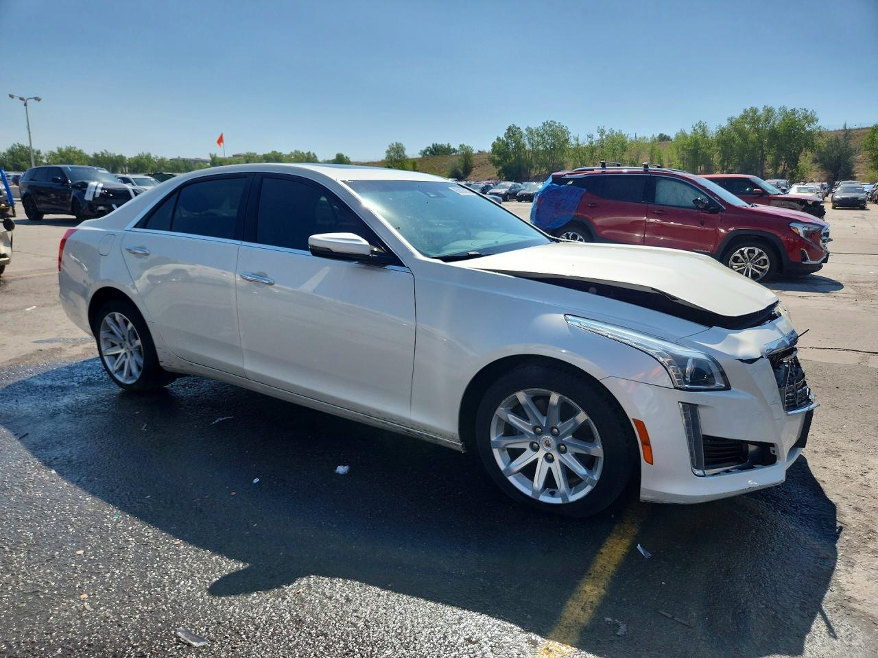 2014 Cadillac Cts Luxury Collection White vin: 1G6AX5S36E0127107