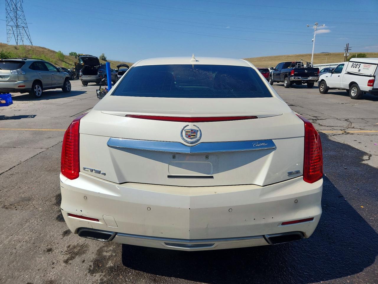 2014 Cadillac Cts Luxury Collection White vin: 1G6AX5S36E0127107