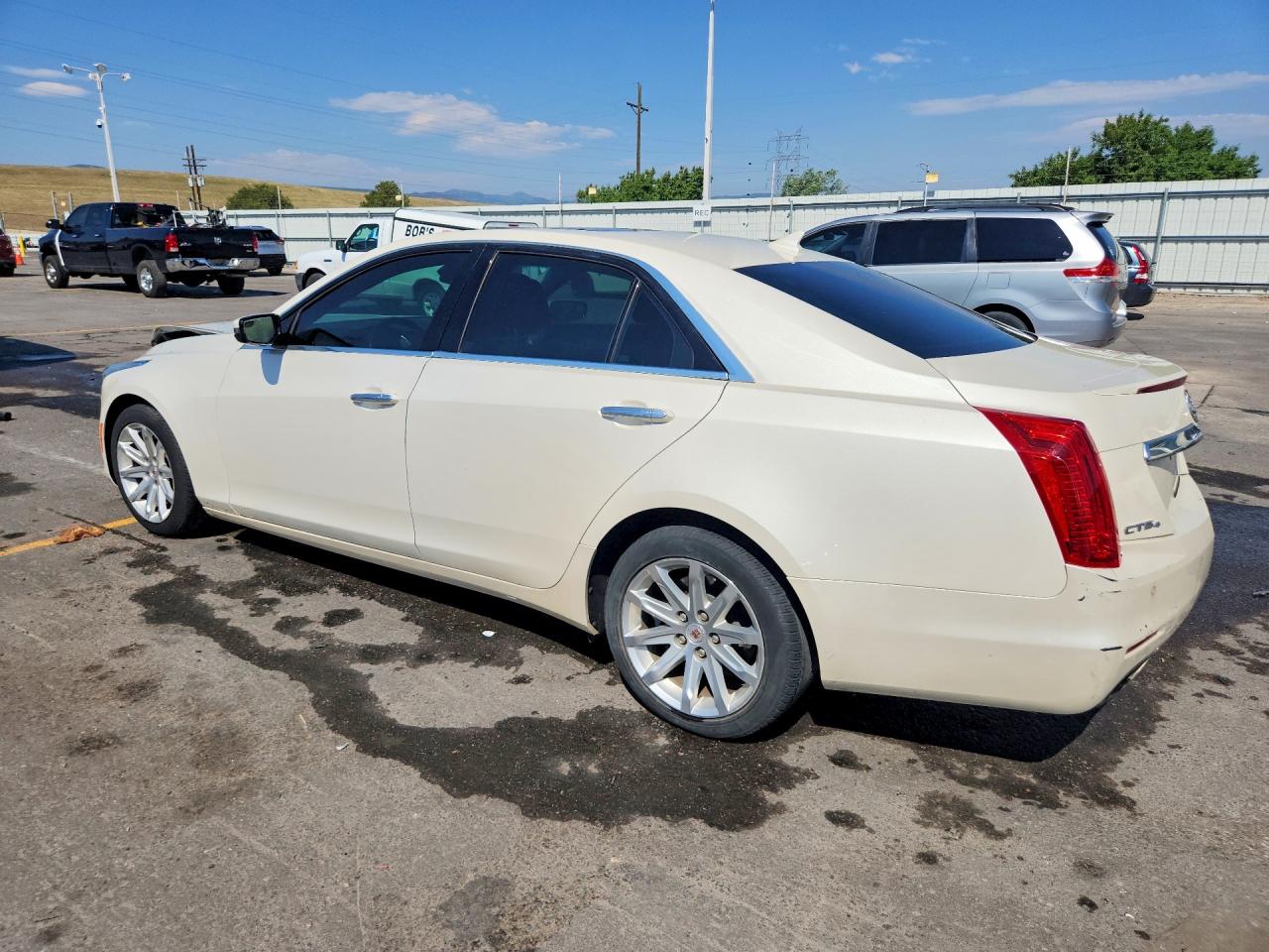 2014 Cadillac Cts Luxury Collection White vin: 1G6AX5S36E0127107