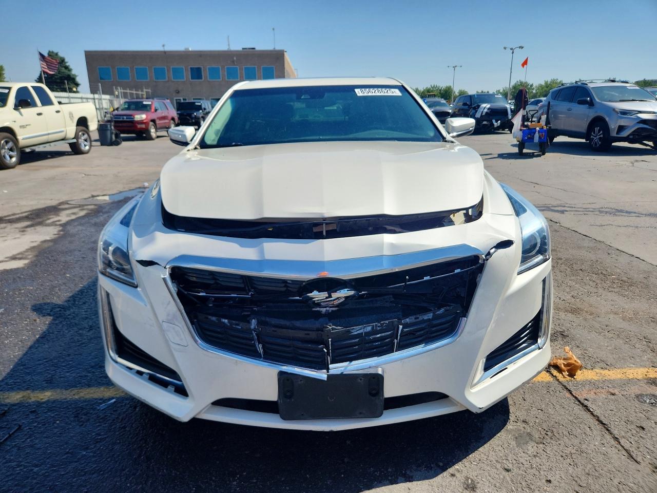2014 Cadillac Cts Luxury Collection White vin: 1G6AX5S36E0127107