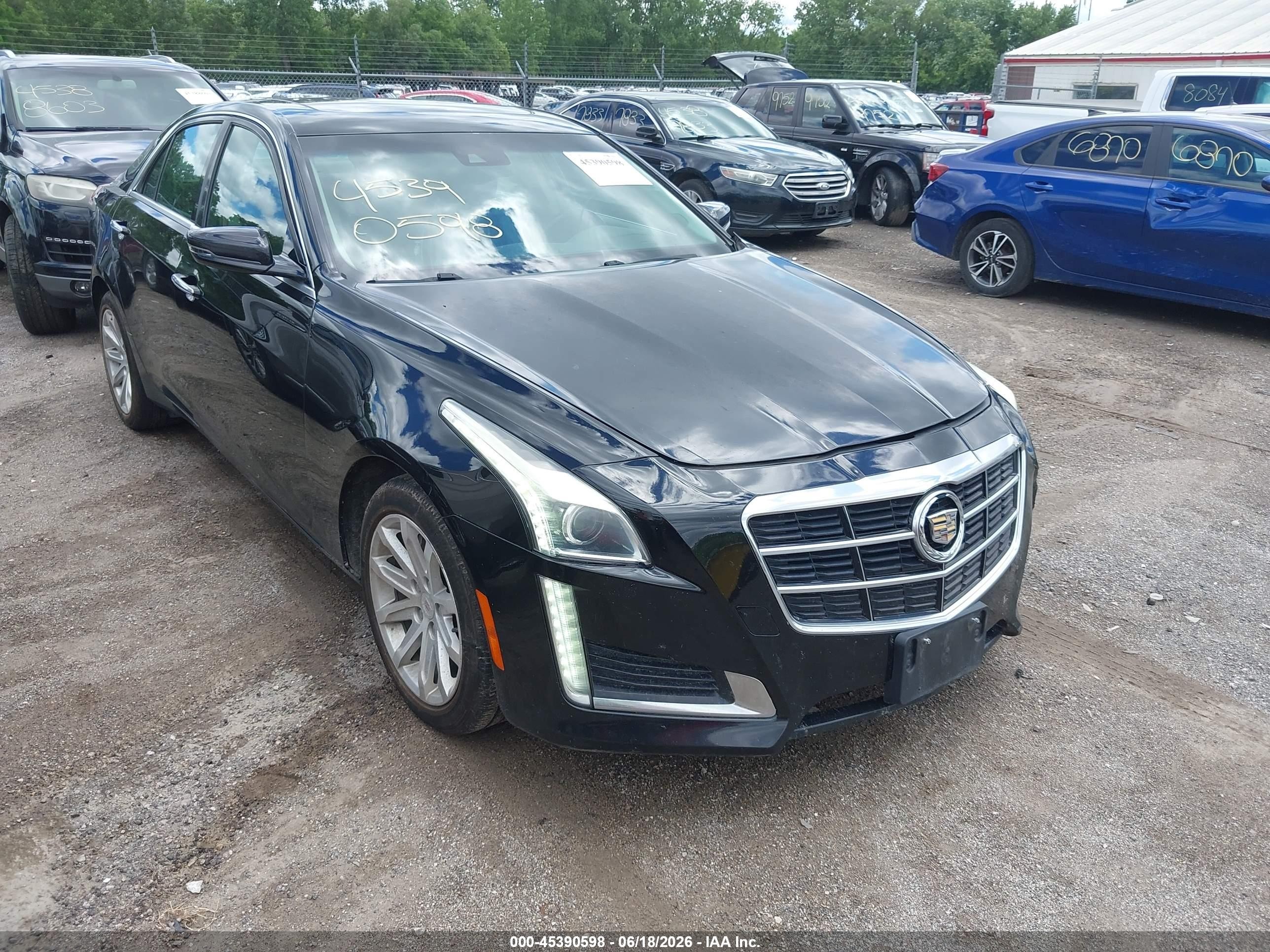 2014 Cadillac Cts Luxury Black vin: 1G6AX5S38E0180746