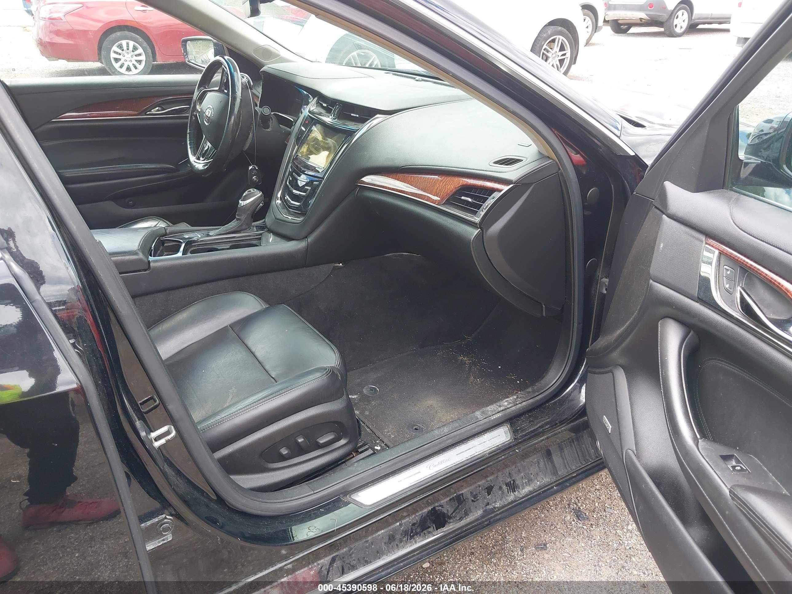 2014 Cadillac Cts Luxury Black vin: 1G6AX5S38E0180746