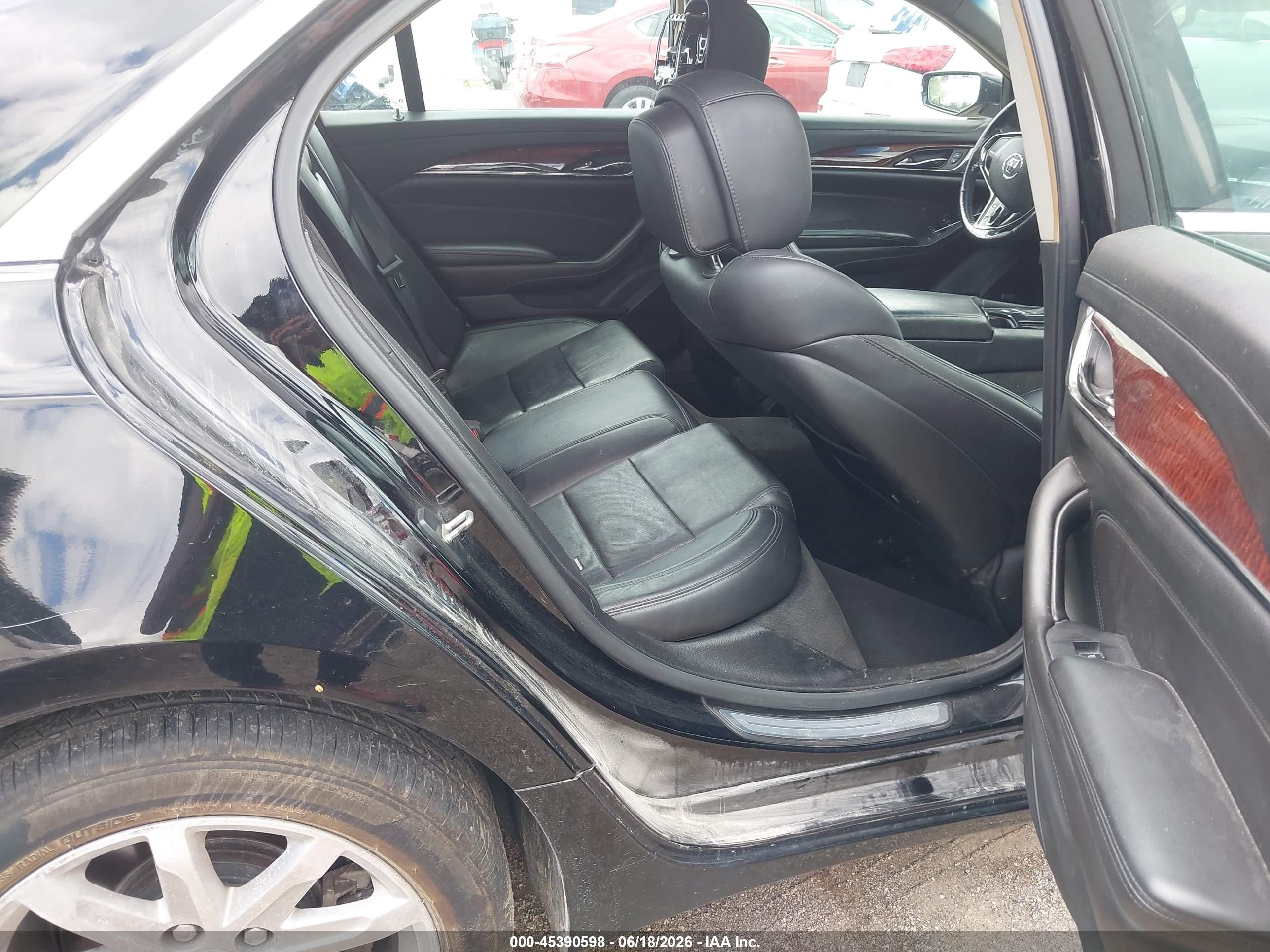 2014 Cadillac Cts Luxury Black vin: 1G6AX5S38E0180746